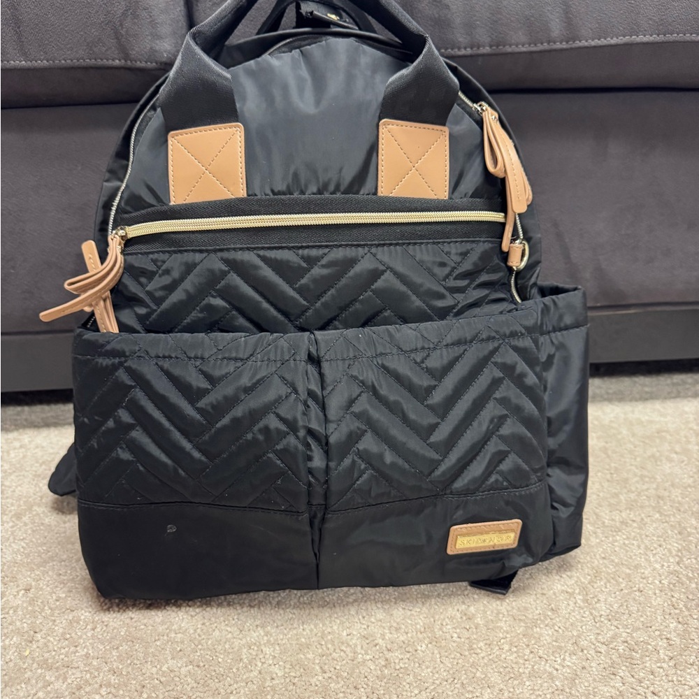 Black diaper Backpack